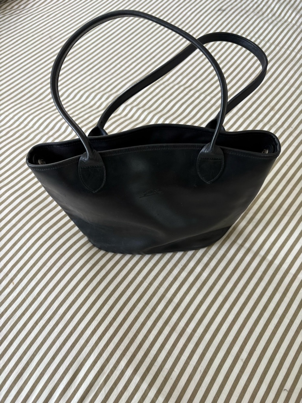 Vintage Longchamp Leather Handbag